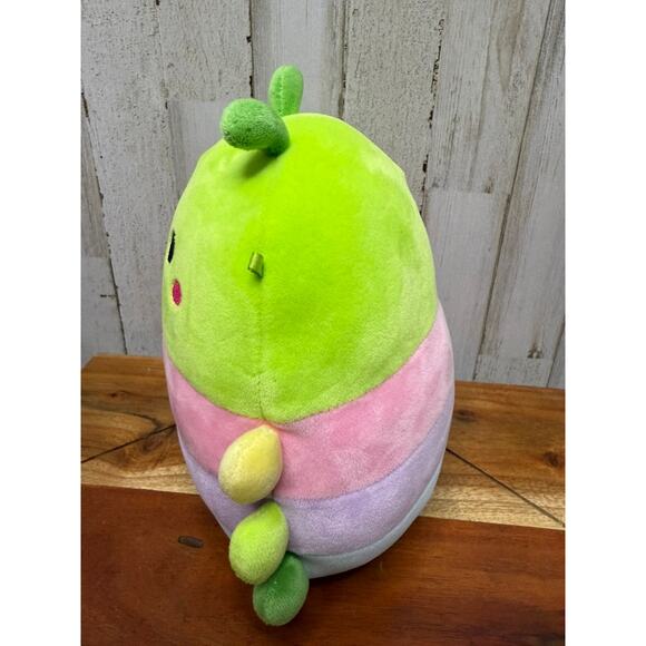 Squishmallow Rutabaga the Caterpillar Plush Toy Small 7" Multicolor - Picture 4 of 5